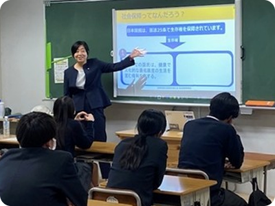 出前授業の様子(教室での授業風景)